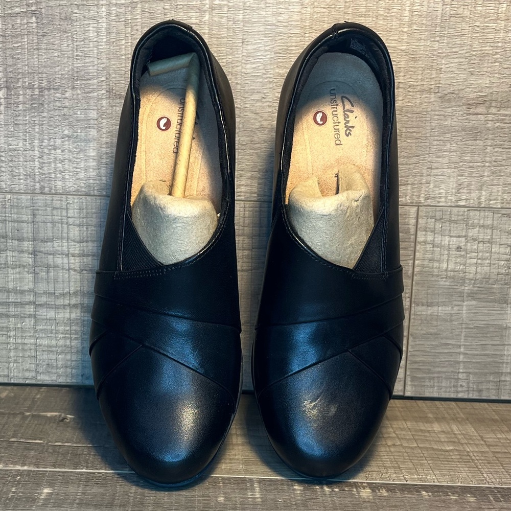 Clarks - Rosalyn Adele “Black Leather” 10955 - Picture 6 of 6
